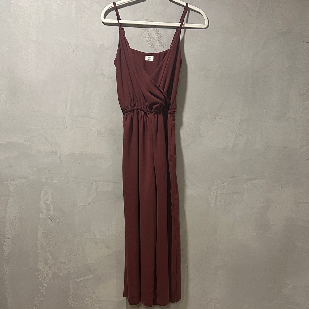 Wilfred Burgundy Jumpsuit